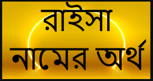 Read more about the article রাইসা নামের অর্থ কি? Raisa name meaning in Bengali