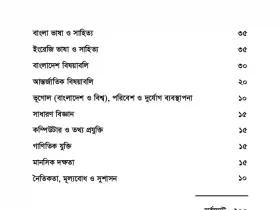 BCS Syllabus Latest | বিসিএস সিলেবাস bcs written syllabus