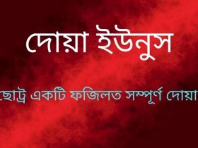দোয়া ইউনুস বাংলা অর্থসহ